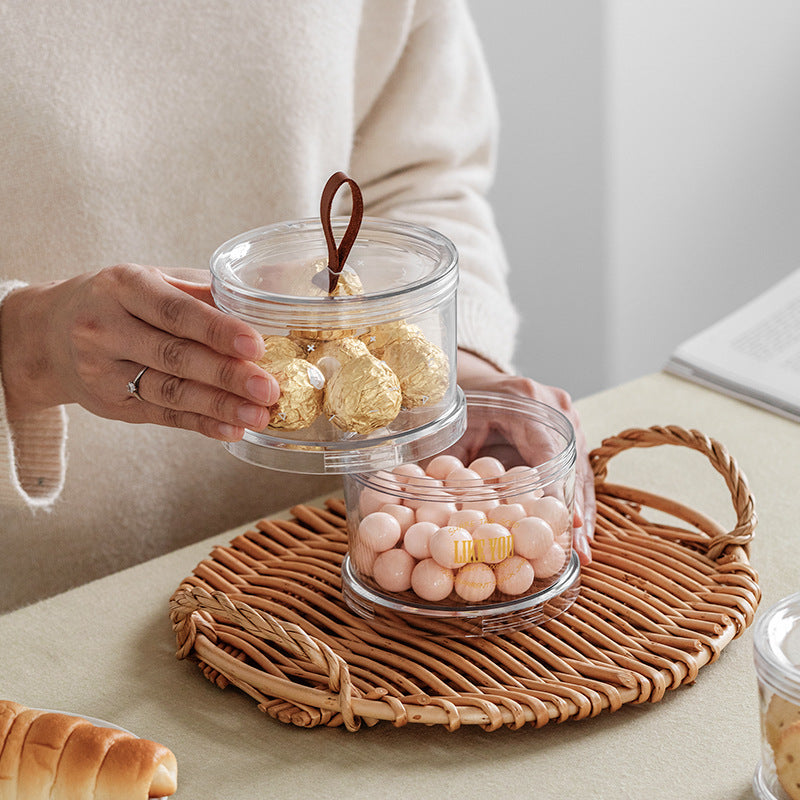 Stackable Transparent Jars