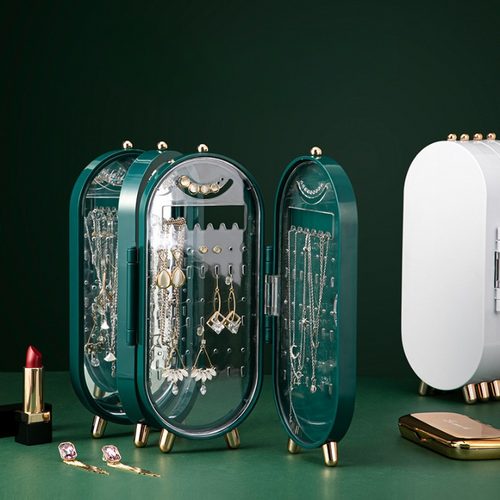 Foldable jewelry organizer