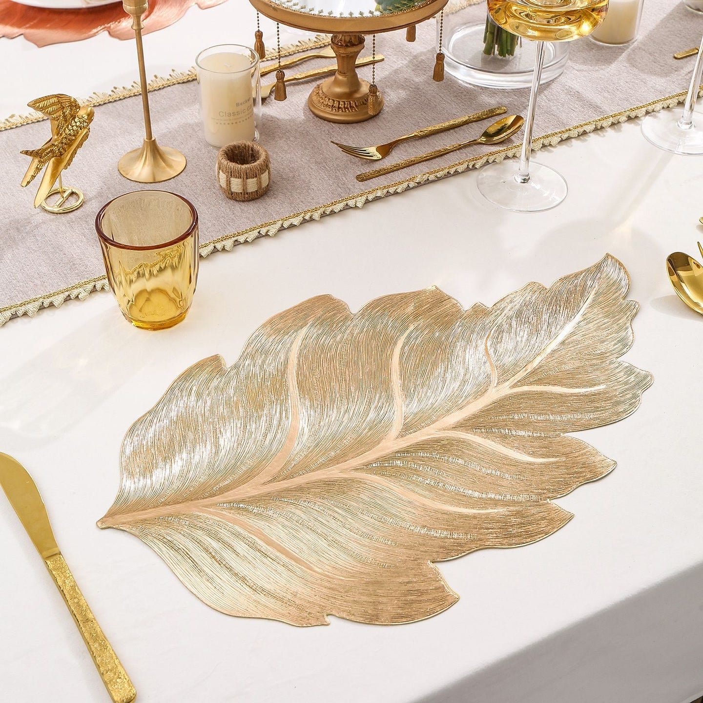 Luxury Leaf Table Mat