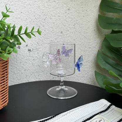 Butterfly Crystal Goblets