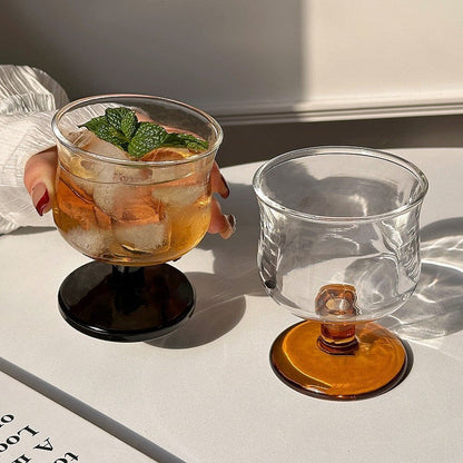 Vintage Wide-Mouth Glass