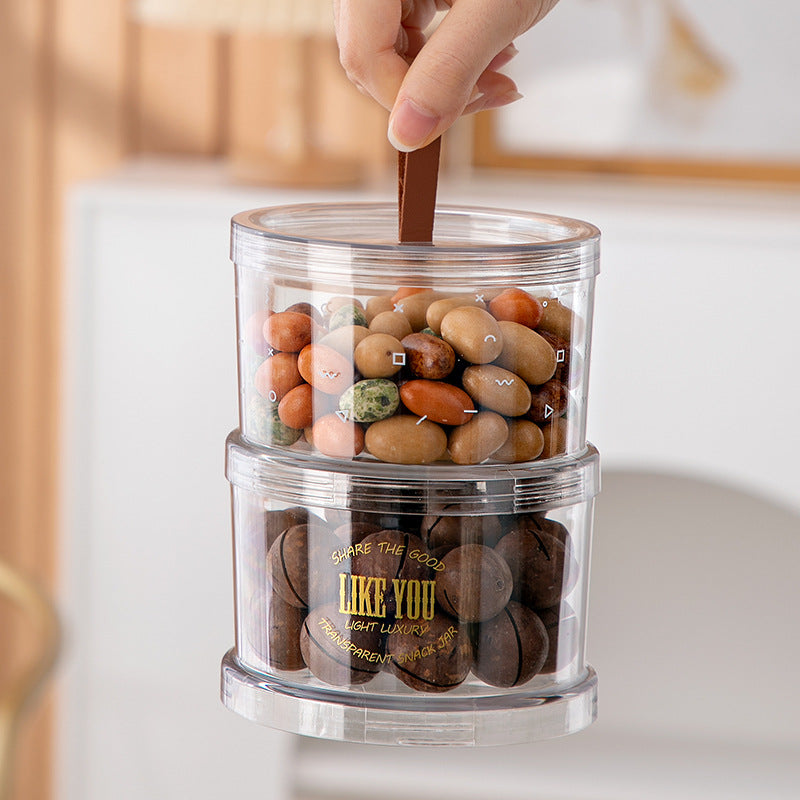 Stackable Transparent Jars