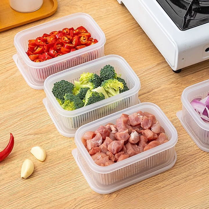 Draining Food Storage Box