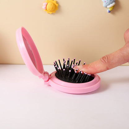 Mini Hair Comb with Mirror
