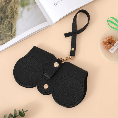 Soft Leather Sunglasses Cover