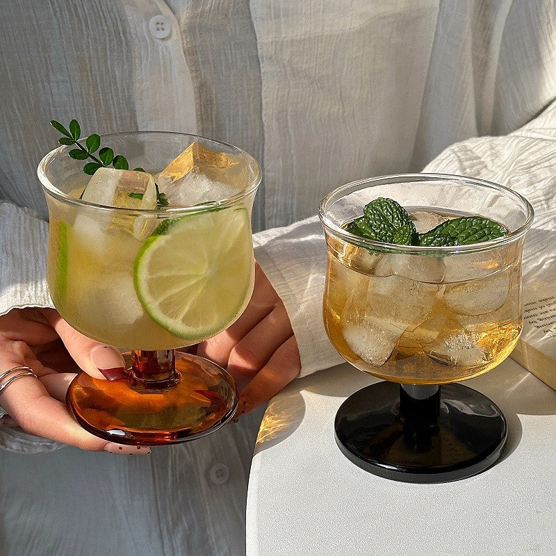 Vintage Wide-Mouth Glass