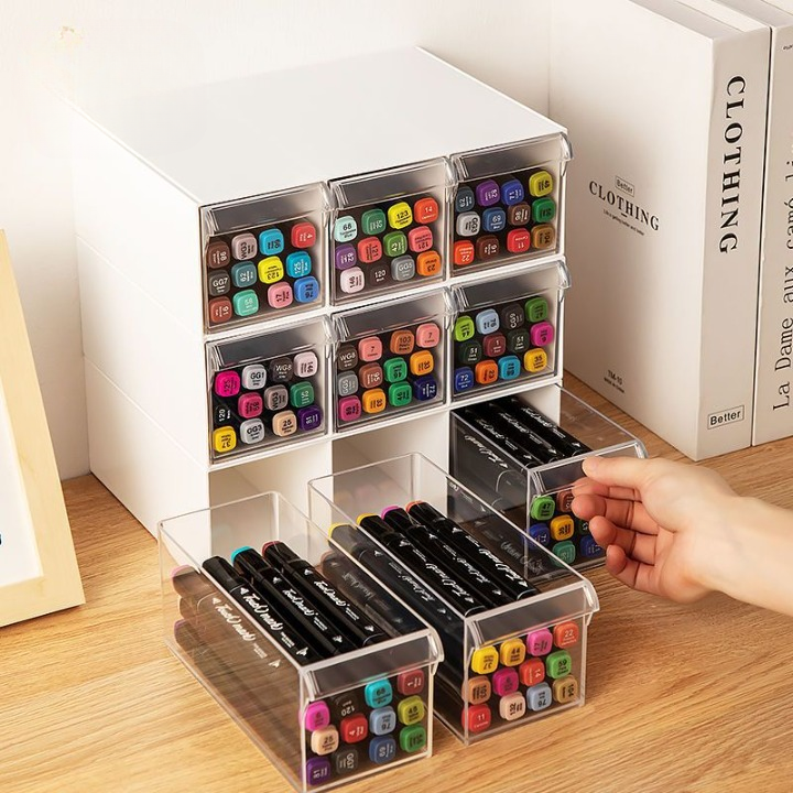 Drawer-style storage box