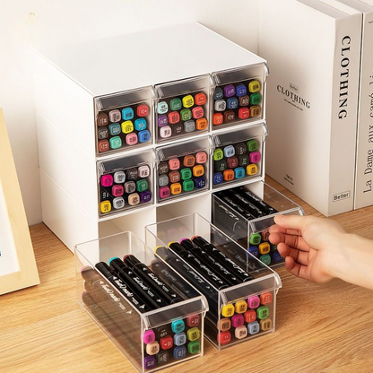 Drawer-style storage box