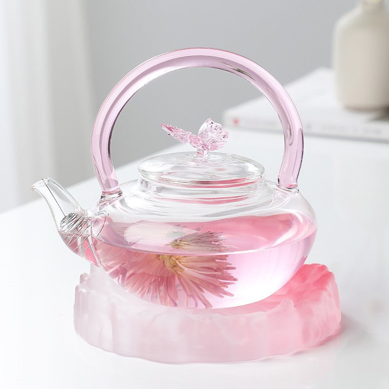 Elegant Pink Teapot