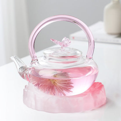Elegant Pink Teapot