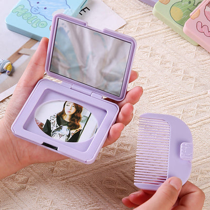Portable Mirror With Comb