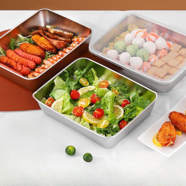 Multi-Purpose Steel Serving Tray