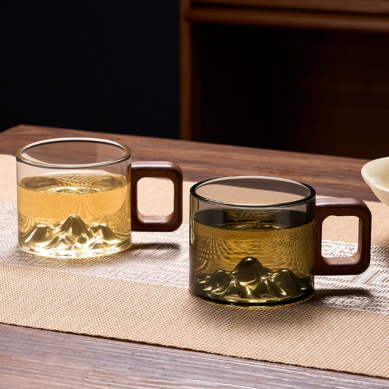 Mountain Peak Glass Cup