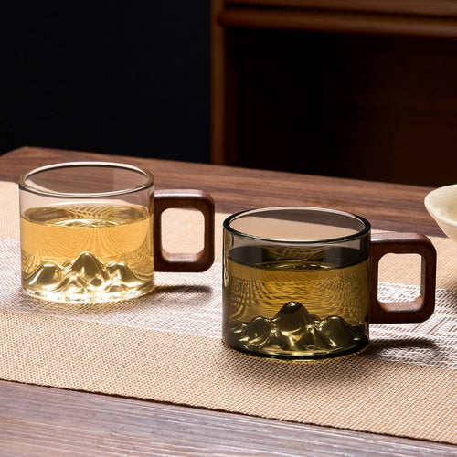 Mountain Peak Glass Cup