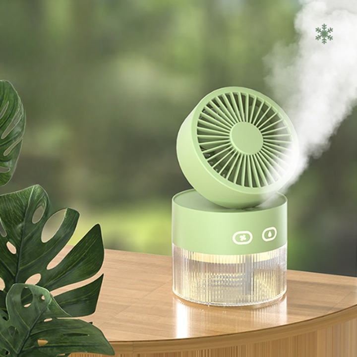 Mini Desk Misting Fan