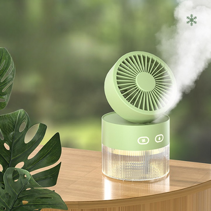 Mini Desk Misting Fan