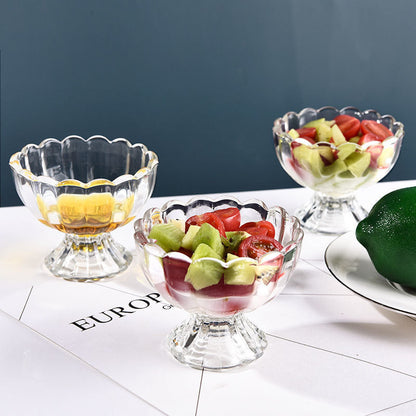 Vintage Glass Dessert Bowls