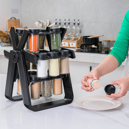 Rotating Seasoning Rack (12 Bottles)