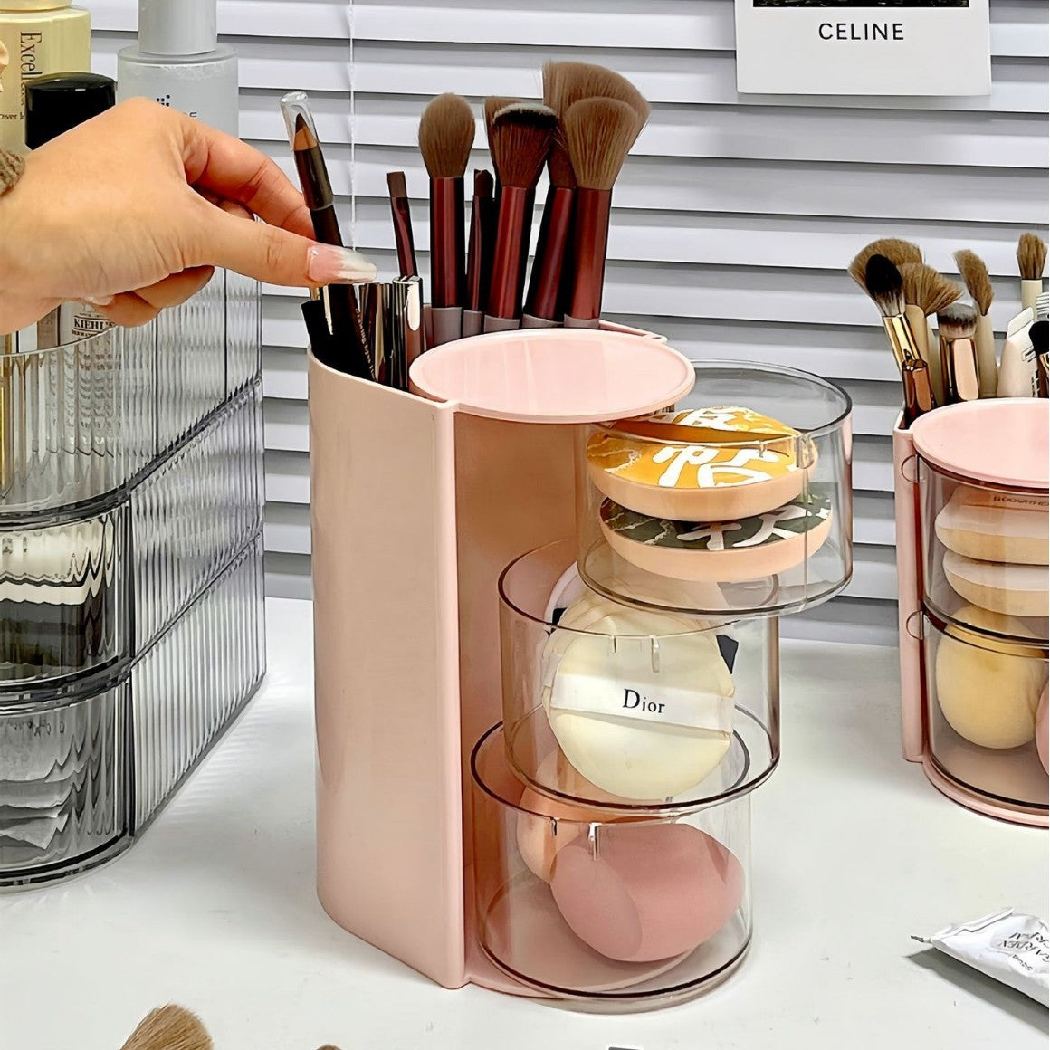 2 In 1 Cosmetic Holder