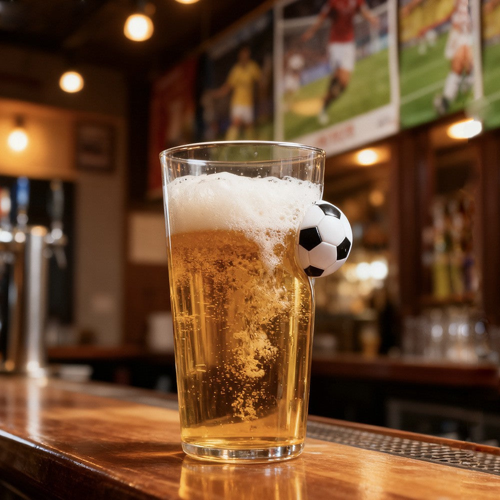 Football Drink Glass