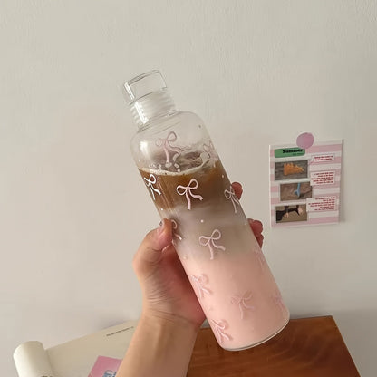Bow Transparent Water Bottle