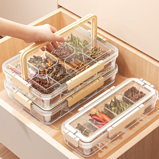 Multi compartment storage box