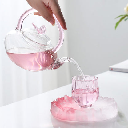 Elegant Pink Teapot