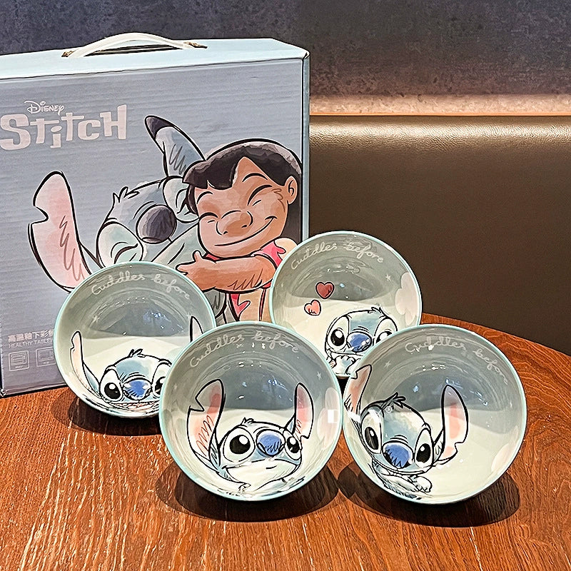 Disney Stitch Bowl Set