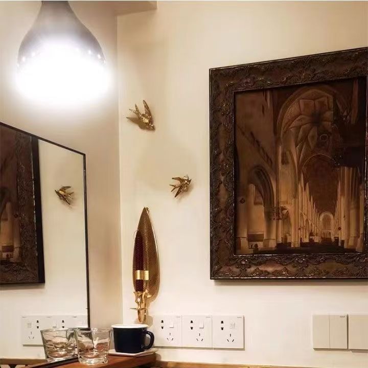 Gold Swallow Wall Decor