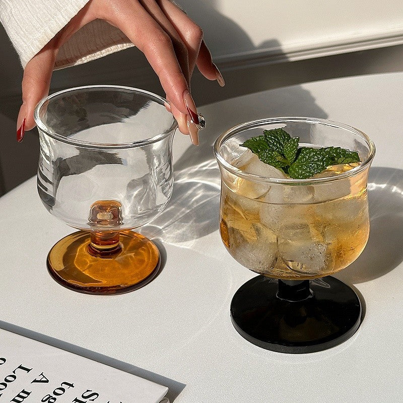 Vintage Wide-Mouth Glass