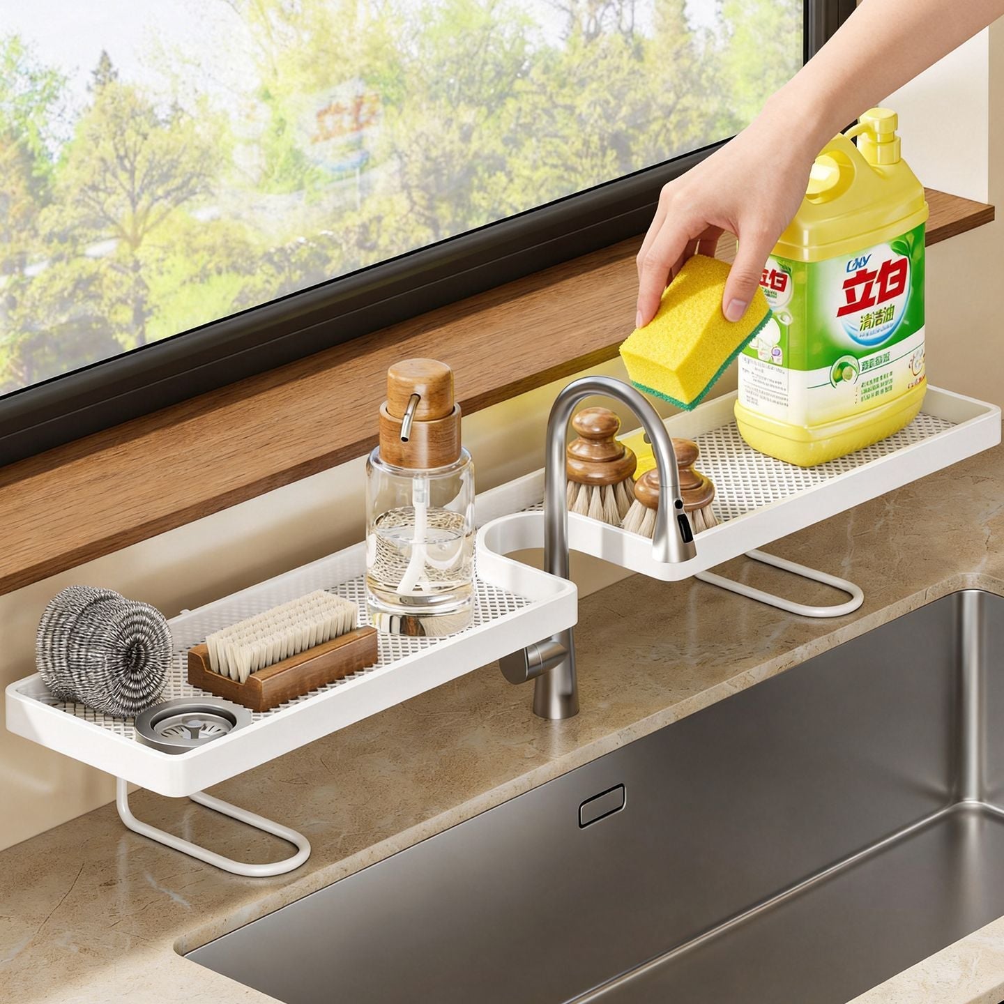 Multi-Purpose Sink Rack