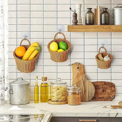 Woven Wall Storage Basket