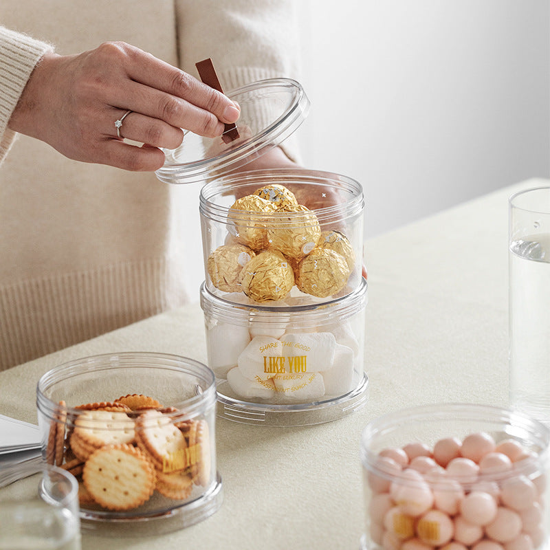 Stackable Transparent Jars