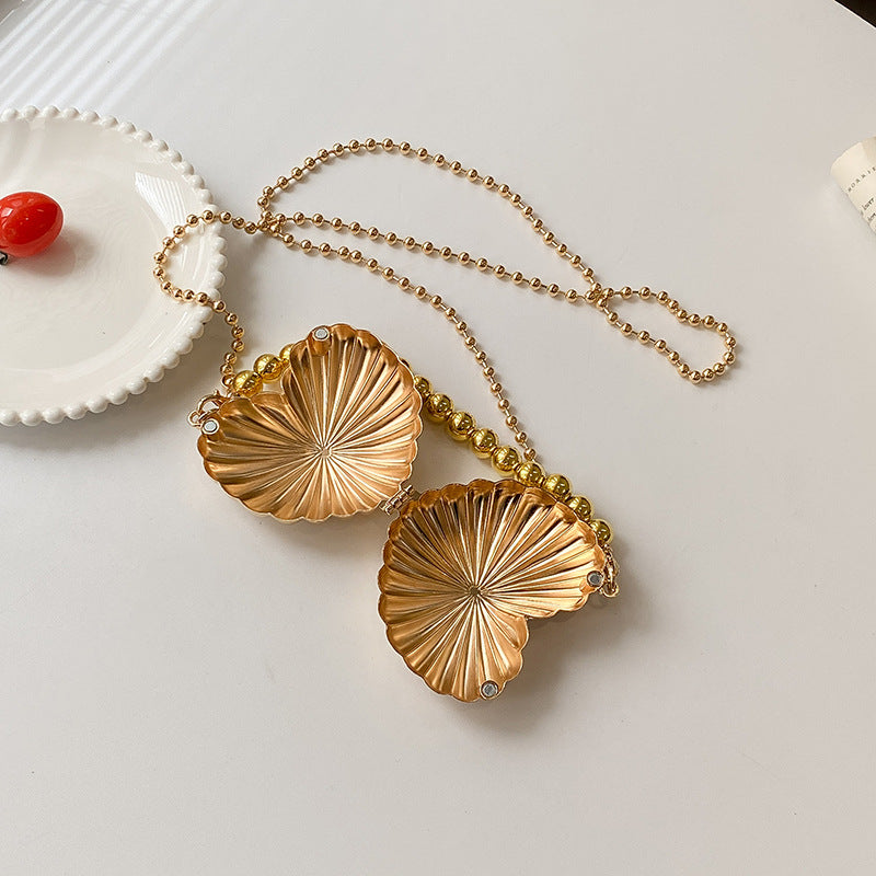 Heart Golden Bag