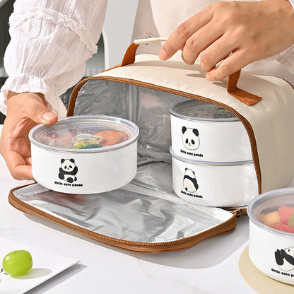 Panda Lunch Box Set