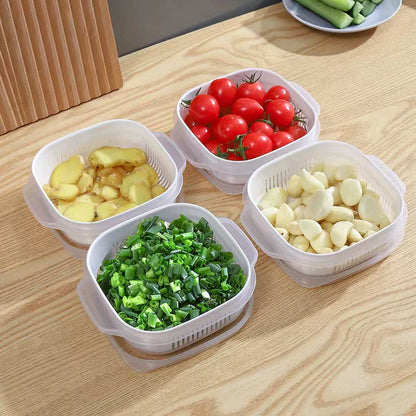 Double Layer Draining Box