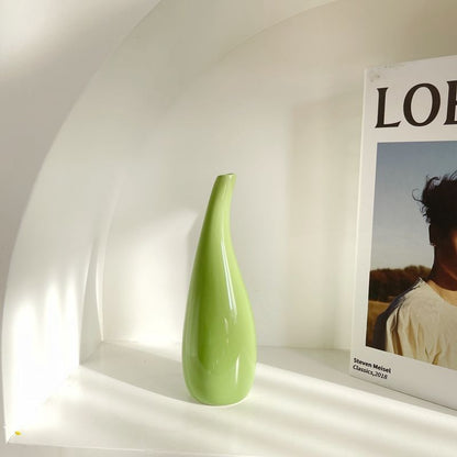 Soft Curved Ceramic Vase