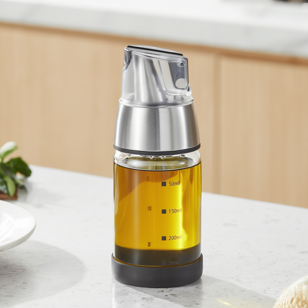 Auto Lid Oil Bottle