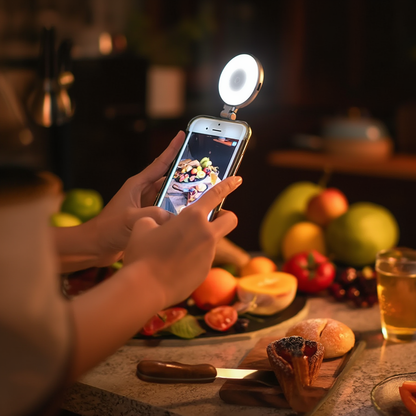 Magnetic Mirror & Selfie Light