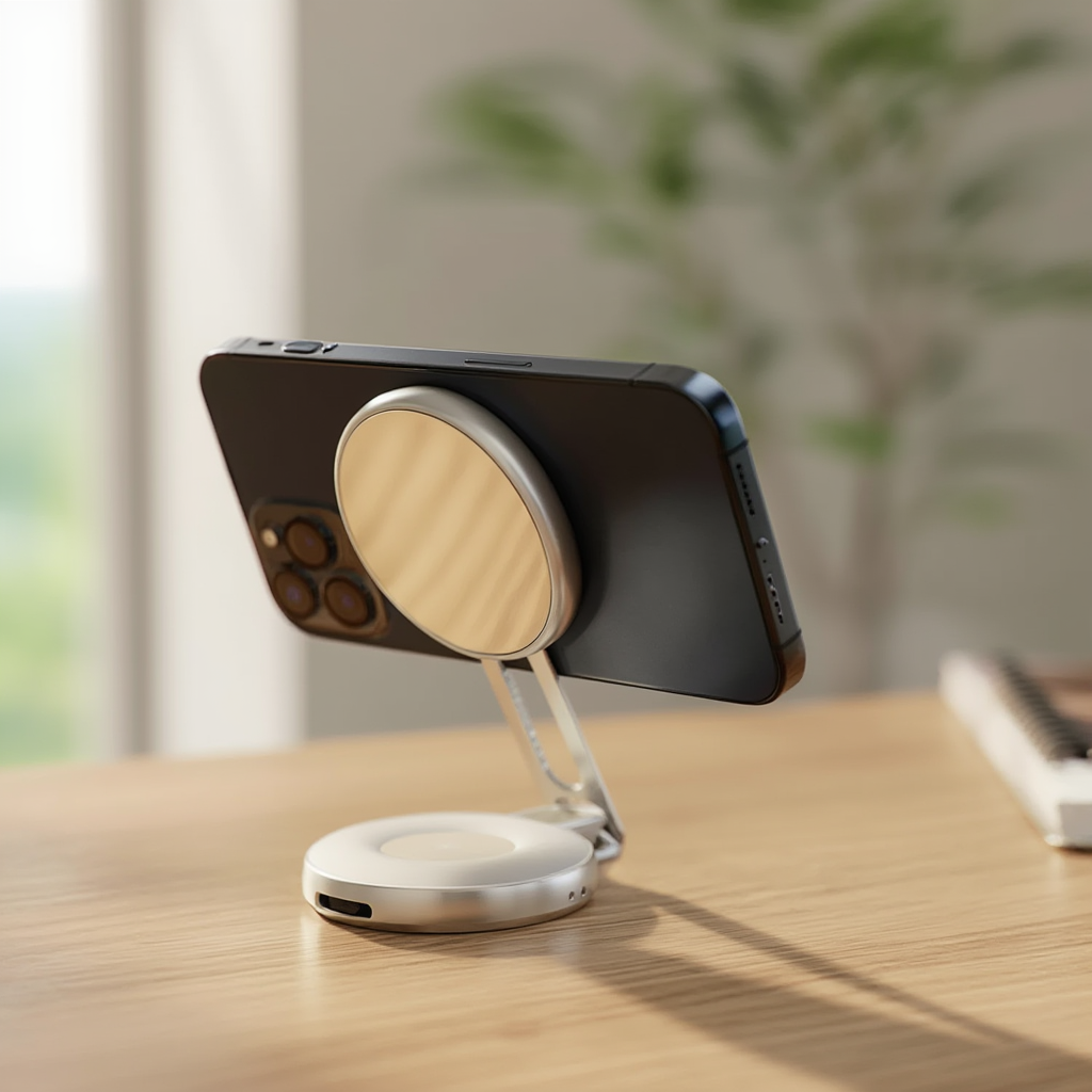 Magnetic Mirror & Selfie Light