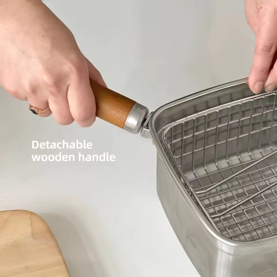 2-in-1 Fryer & Food Storage Container