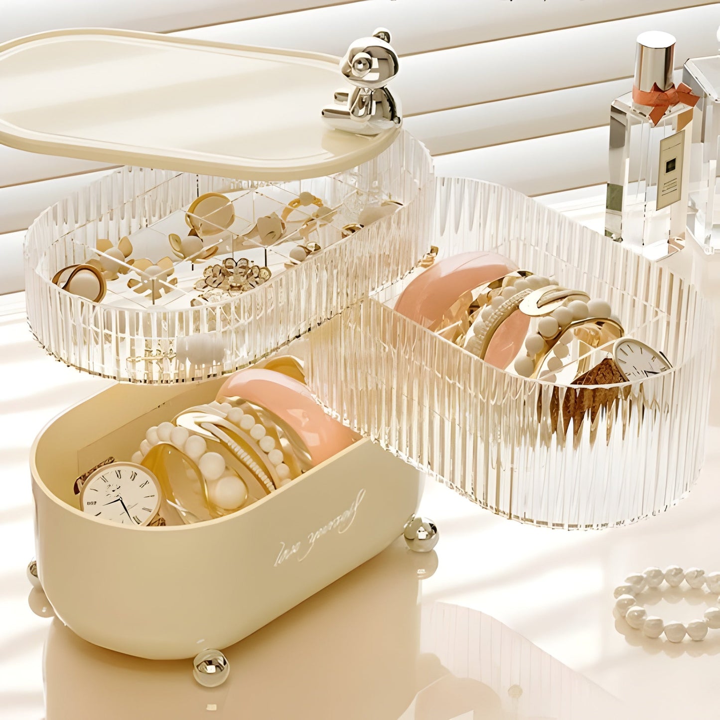 Transparent Storage Organizer Box