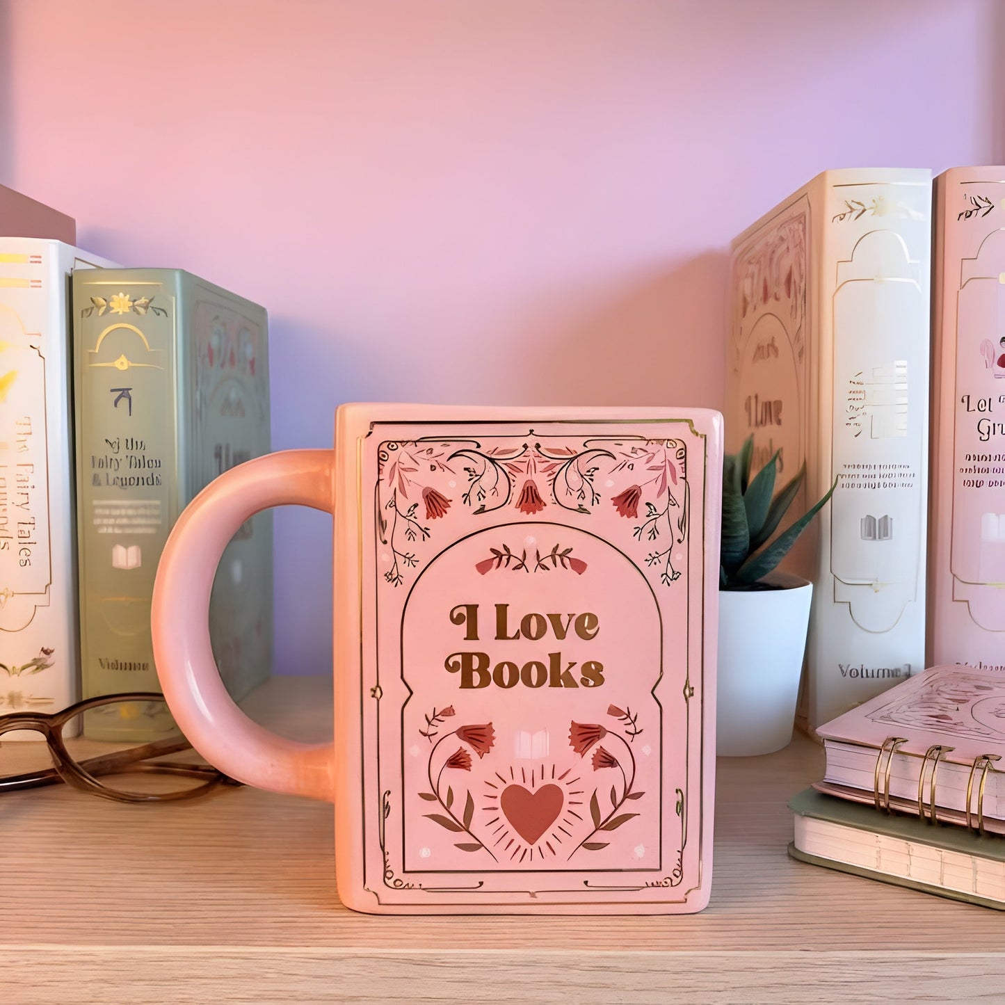 Ceramic Book Mug