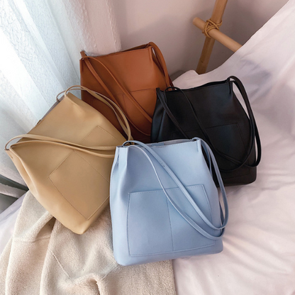 Leather Bucket Purse
