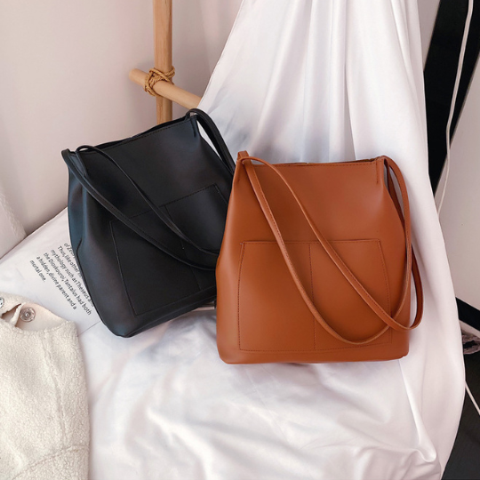 Leather Bucket Purse