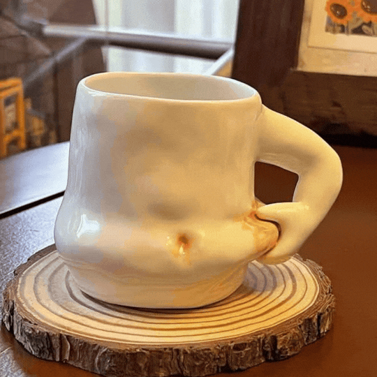 Ceramic Belly Fat Mug