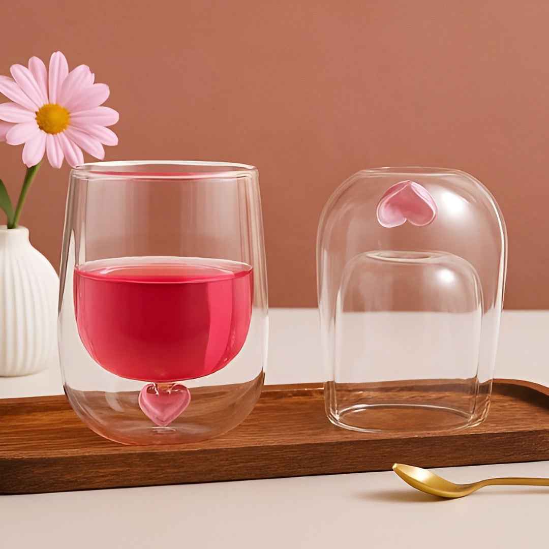 Crystal Heart Glass