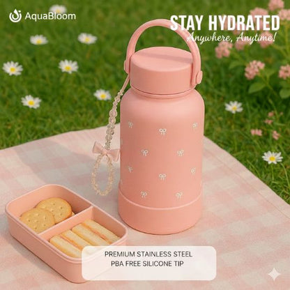 Bow Charm Water Bottle