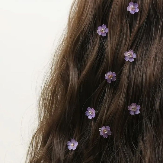 Mini Flower Hair Pins
