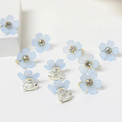 Mini Flower Hair Pins
